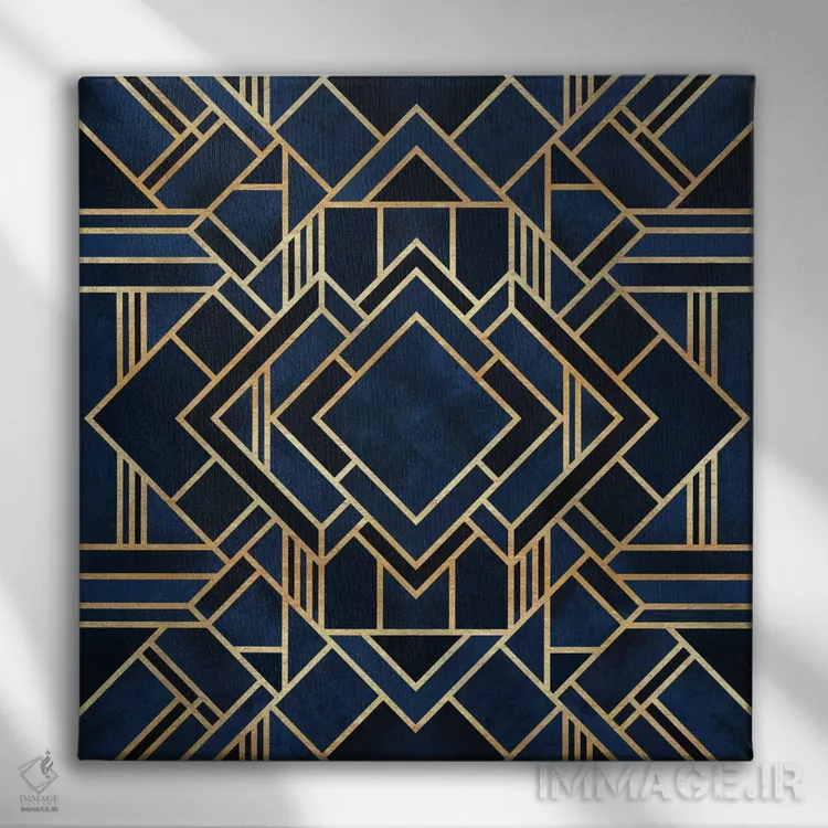 تابلو آرتدکو ۳ اثر الیزابت فردریکسون - نمای روبهرو روی دیوار