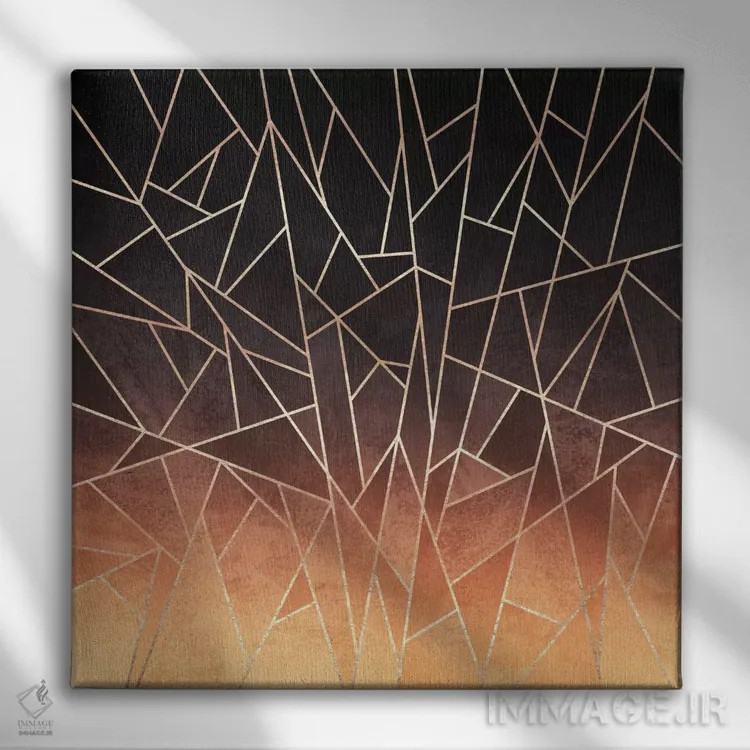 تابلو آمبره شکسته اثر الیزابت فردریکسون - نمای روبهرو روی دیوار