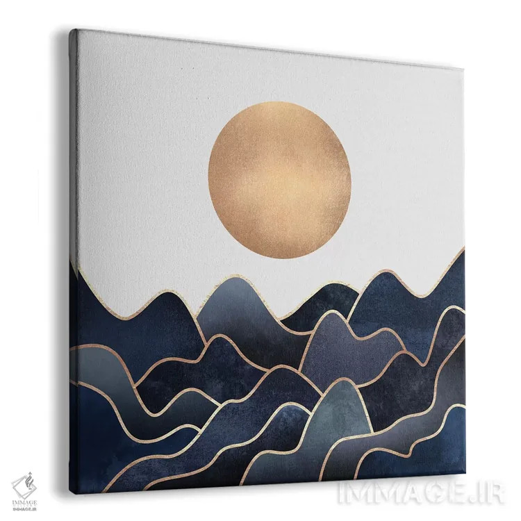 تابلو امواج اثر الیزابت فردریکسون - نمای پرسپکتیو محصول