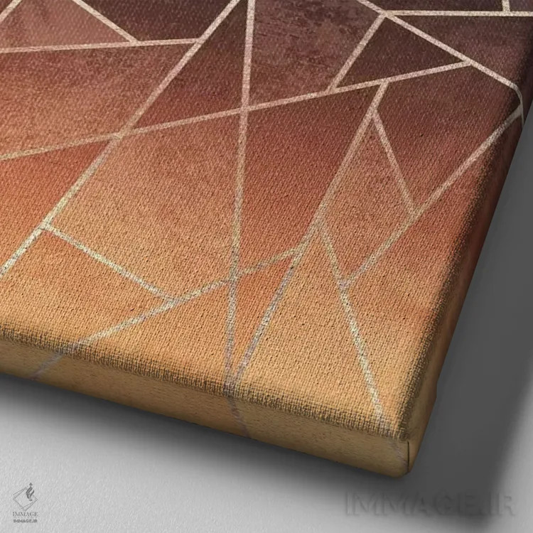 تابلو آمبره شکسته اثر الیزابت فردریکسون - نمای نزدیک بافت بوم