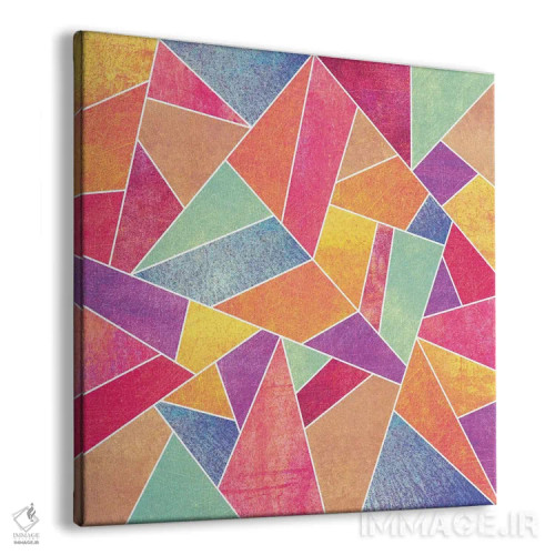 تابلو سنگ رنگارنگ اثر الیزابت فردریکسون - نمای پرسپکتیو محصول