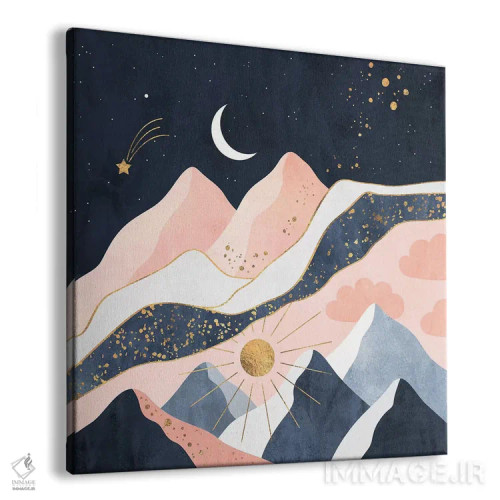 تابلو شب و روز اثر الیزابت فردریکسون - نمای پرسپکتیو محصول