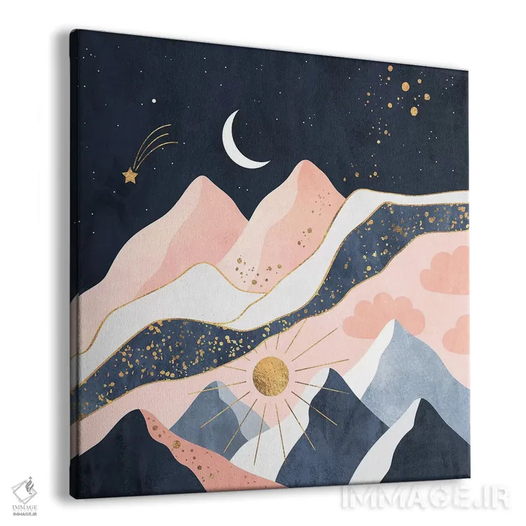 تابلو شب و روز اثر الیزابت فردریکسون - نمای پرسپکتیو محصول