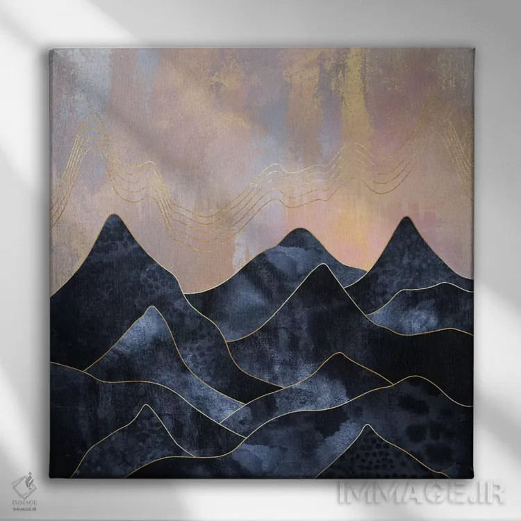 تابلو چشمانداز کوهستانی I اثر الیزابت فردریکسون - نمای روبهرو روی دیوار