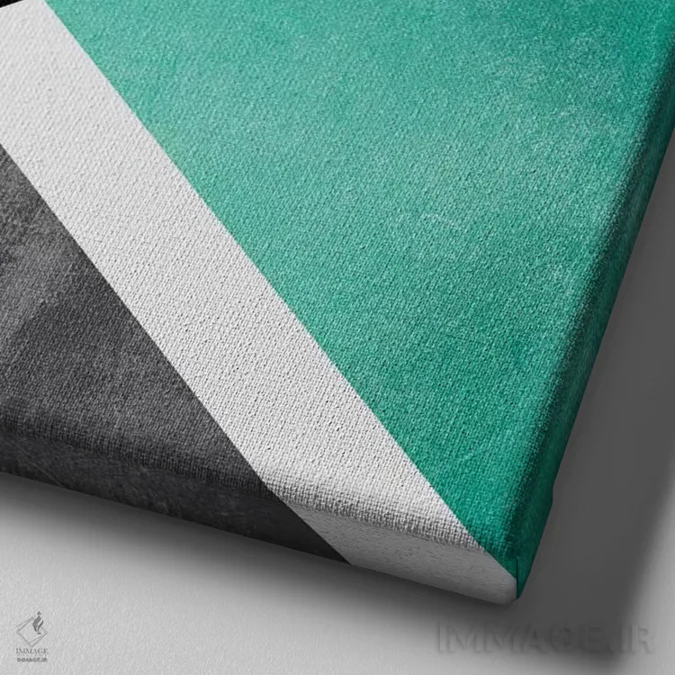 تابلو تاهها اثر الیزابت فردریکسون - نمای نزدیک بافت بوم