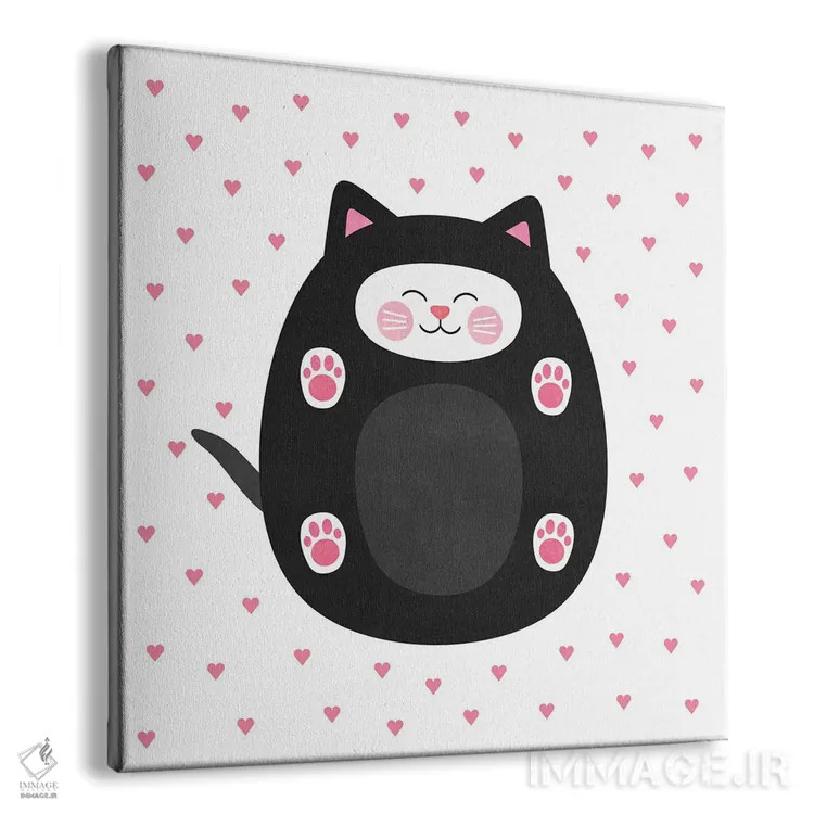 تابلو عشق بچهگربه اثر الیزابت فردریکسون - نمای پرسپکتیو محصول