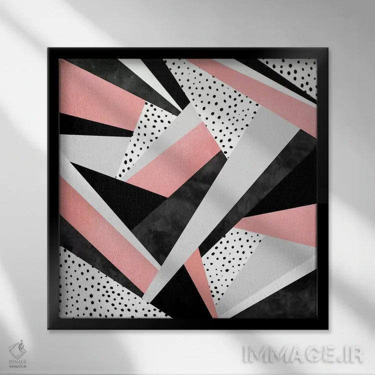 تابلو دختر شاد اثر الیزابت فردریکسون - نمای قابدار مشکی