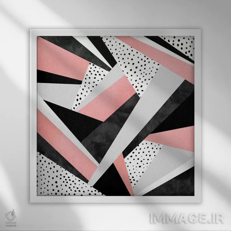 تابلو دختر شاد اثر الیزابت فردریکسون - نمای قابدار سفید