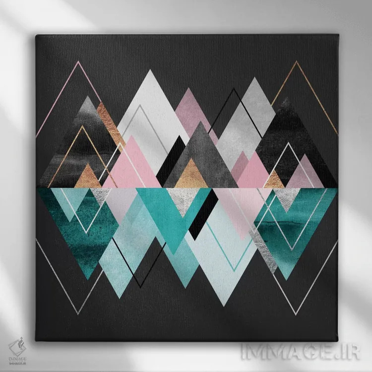 تابلو فصلهای اسکانباوراوی اثر الیزابت فردریکسون - نمای روبهرو روی دیوار