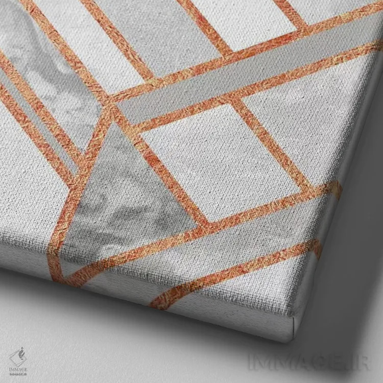 تابلو رویای مرمرین اثر الیزابت فردریکسون - نمای نزدیک بافت بوم