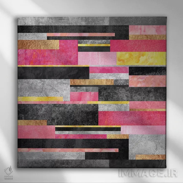 تابلو دختر شهر بزرگ اثر الیزابت فردریکسون - نمای روبهرو روی دیوار