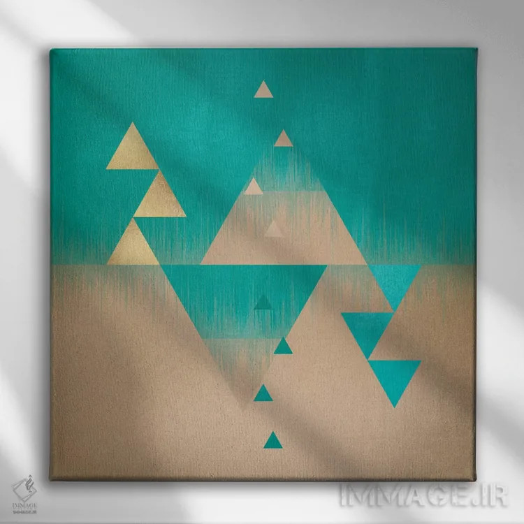 تابلو اهرام اثر الیزابت فردریکسون - نمای روبهرو روی دیوار