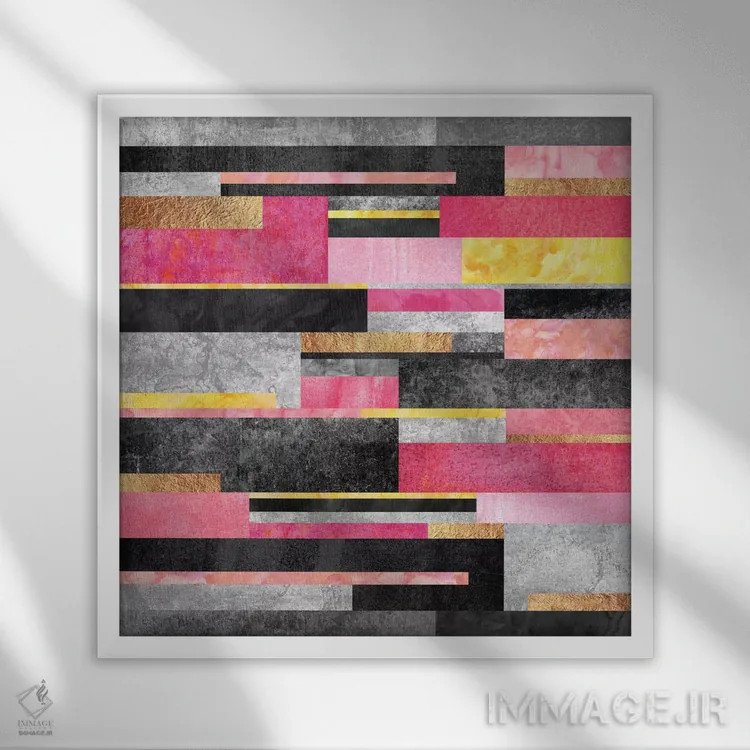 تابلو دختر شهر بزرگ اثر الیزابت فردریکسون - نمای قابدار سفید