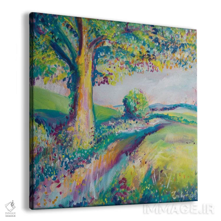 تابلو درخت آرام II اثر امیلی لوئیز هرد - نمای پرسپکتیو محصول