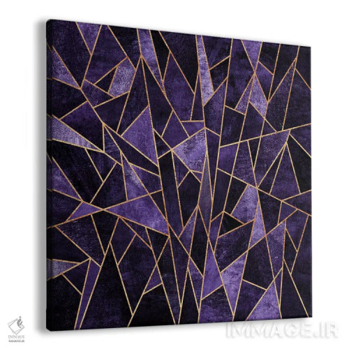 تابلو آمتیست شکسته اثر الیزابت فردریکسون - نمای پرسپکتیو محصول