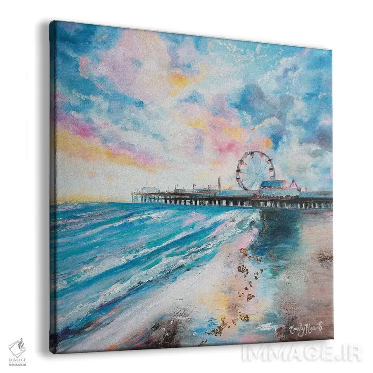 تابلو پشمک اثر امیلی لوئیز هرد - نمای پرسپکتیو محصول