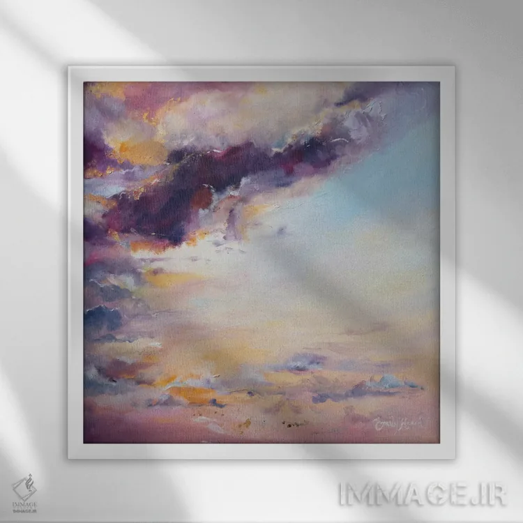 تابلو باتراسکاتچ (کارامل کرهای) اثر امیلی لوئیز هرد - نمای قابدار سفید