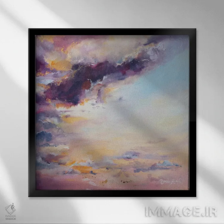 تابلو باتراسکاتچ (کارامل کرهای) اثر امیلی لوئیز هرد - نمای قابدار مشکی