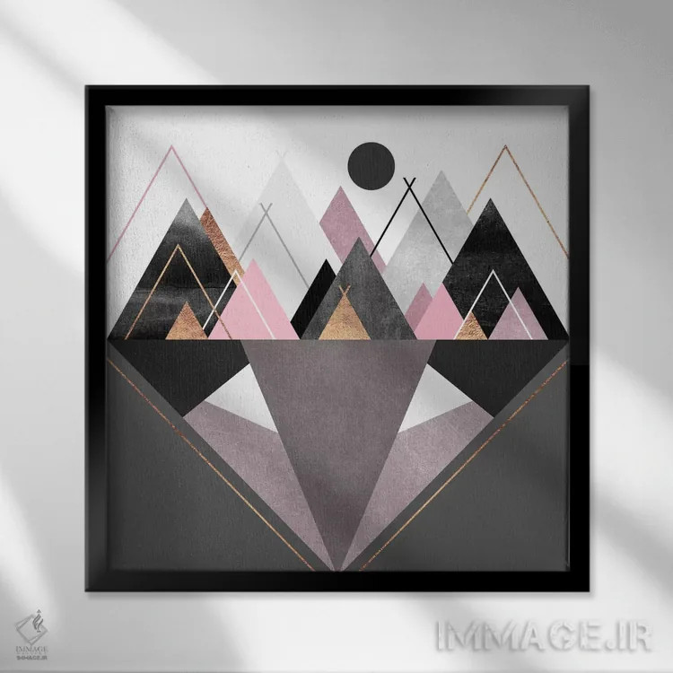 تابلو حیات وحش اسکانباوراوی اثر الیزابت فردریکسون - نمای قابدار مشکی