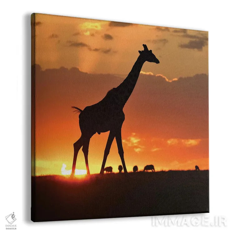 تابلو غروب ماسای مارا اثر المر وایس - نمای پرسپکتیو محصول