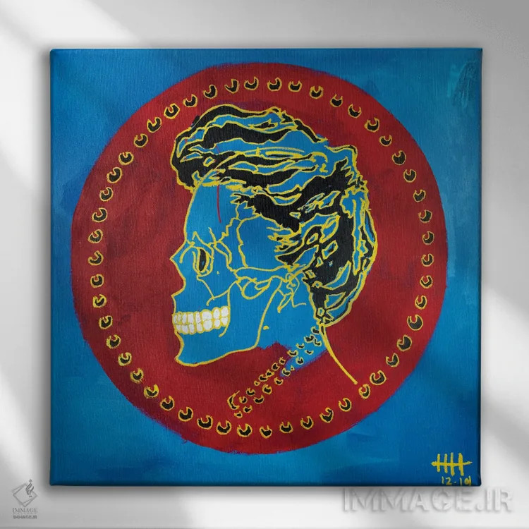 تابلو اشرافزادهٔ اصلی ۱ اثر اددی لاو - نمای روبهرو روی دیوار