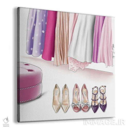 تابلو آرزوهای کمد لباس اثر الزا فوچه - نمای پرسپکتیو محصول