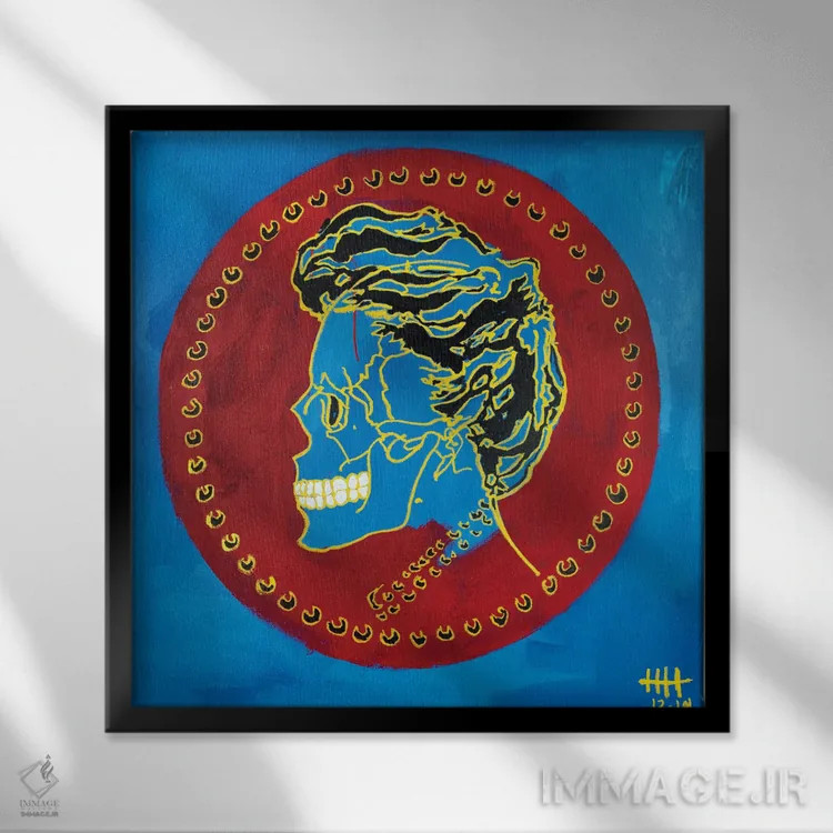 تابلو اشرافزادهٔ اصلی ۱ اثر اددی لاو - نمای قابدار مشکی