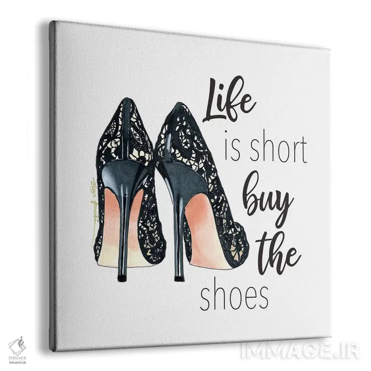 تابلو کفش را بخر اثر الزا فوچه - نمای پرسپکتیو محصول