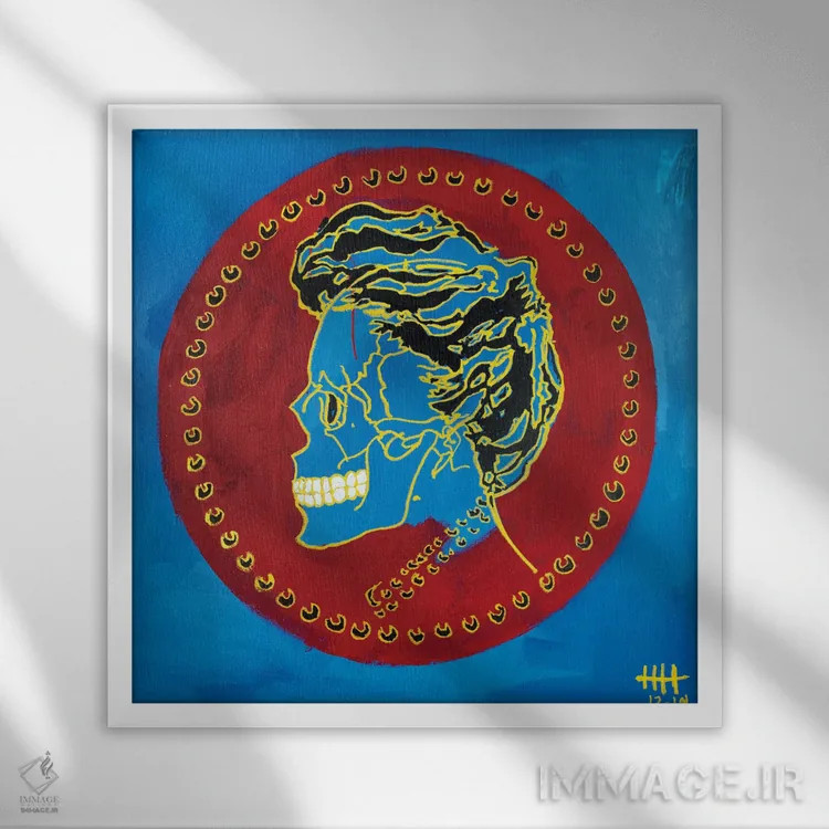 تابلو اشرافزادهٔ اصلی ۱ اثر اددی لاو - نمای قابدار سفید