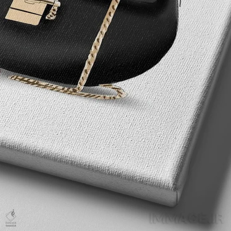 تابلو لوازم ضروری بهاری اثر الزا فوچه - نمای نزدیک بافت بوم