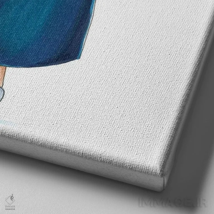 تابلو ما موفق شدیم اثر الزا فوچه - نمای نزدیک بافت بوم