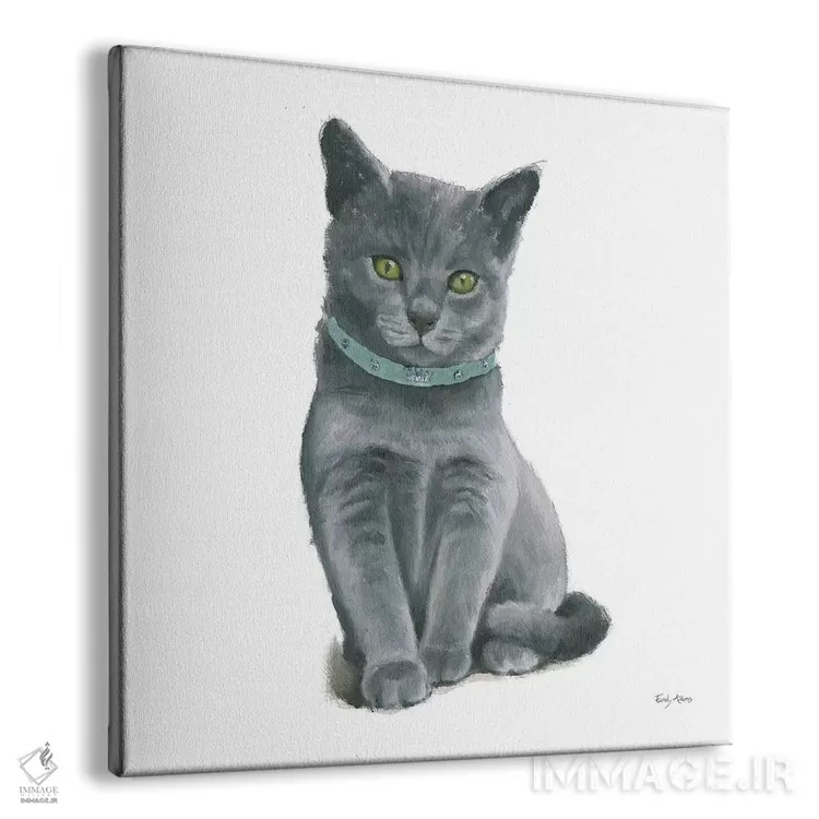 تابلو بچهگربههای دوستداشتنی ۶ اثر امیلی آدامز - نمای پرسپکتیو محصول