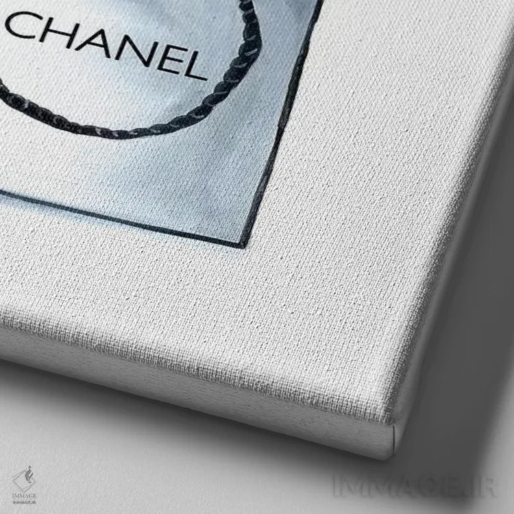 تابلو کفش پاشنهدار و پئونیا اثر الزا فوچه - نمای نزدیک بافت بوم