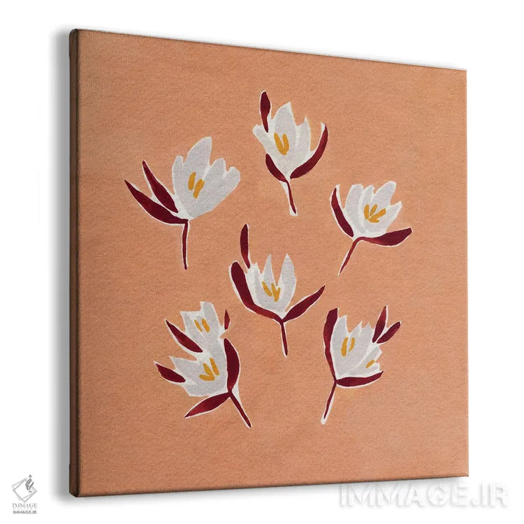 تابلو شکوفههای ریز ۱ اثر اما کارولین - نمای پرسپکتیو محصول