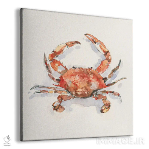 تابلو خرچنگ صدفی ۱ اثر اما کارولین - نمای پرسپکتیو محصول