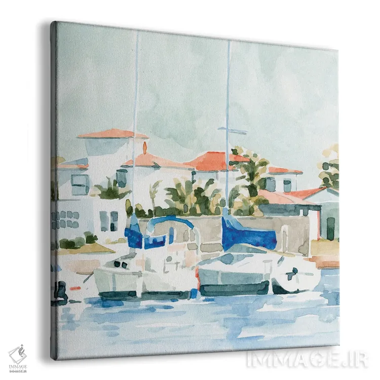 تابلو تابستان در شهر ساحلی ۲ اثر اما کارولین - نمای پرسپکتیو محصول