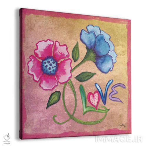 تابلو شکوفه بهاری ۳ اثر الیزابت مدلی - نمای پرسپکتیو محصول