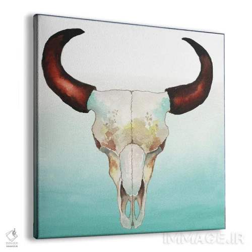 تابلو جمجمهٔ روستایی اثر الیزابت مدلی - نمای پرسپکتیو محصول