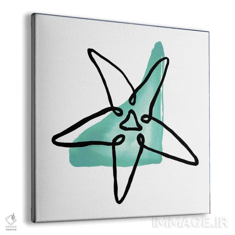 تابلو خطوط ساحلی II اثر الیزابت مدلی - نمای پرسپکتیو محصول