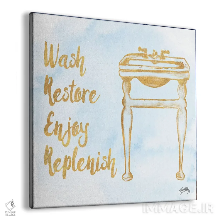 تابلو الهامبخش حمام شمارهٔ دو اثر الیزابت مدلی - نمای پرسپکتیو محصول