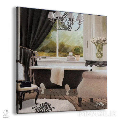 تابلو حمام لوستر شمارهٔ دو اثر الیزابت مدلی - نمای پرسپکتیو محصول