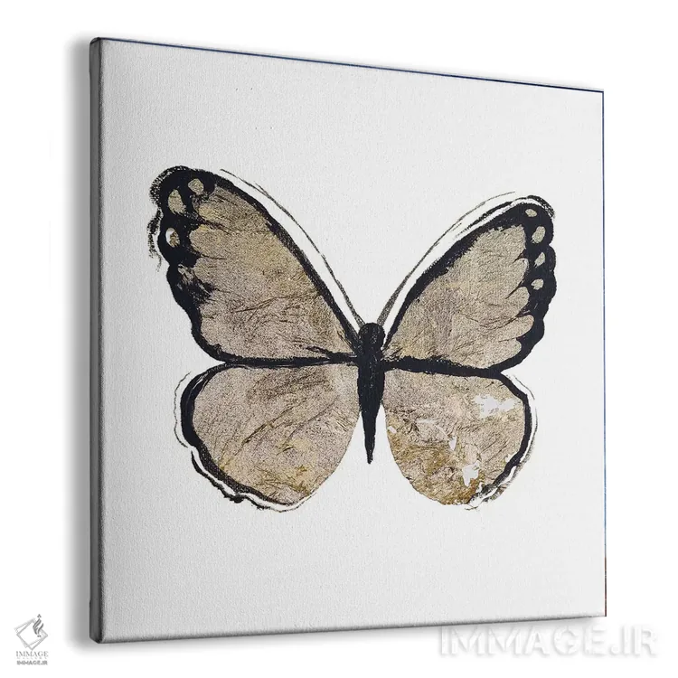 تابلو درخشش طلایی شمارهٔ دو اثر الیزابت مدلی - نمای پرسپکتیو محصول