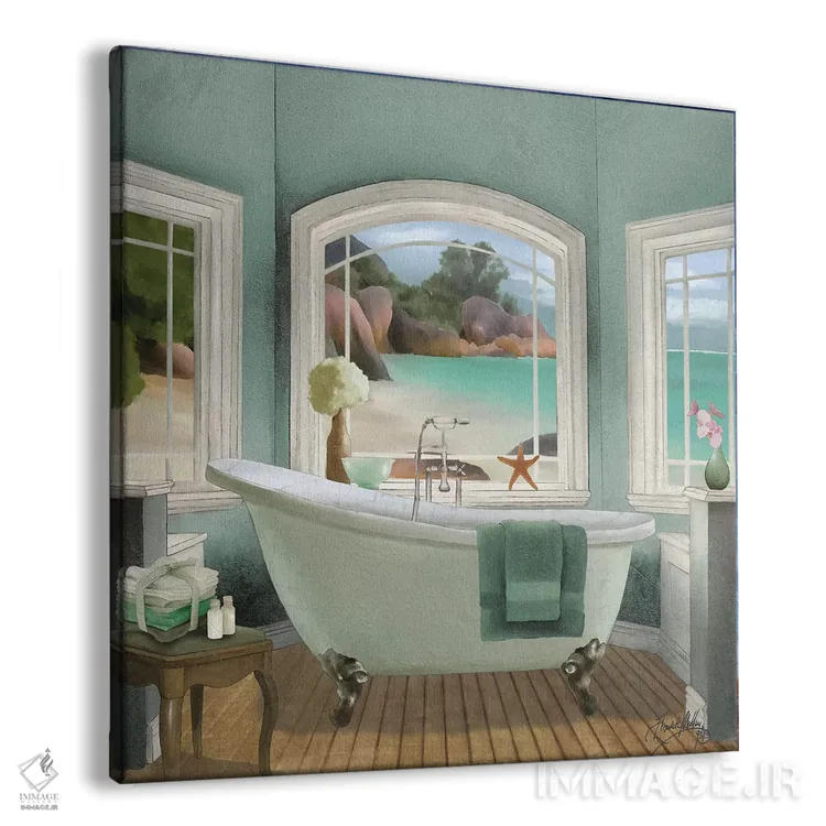 تابلو نمای اقیانوس شمارهٔ دو اثر الیزابت مدلی - نمای پرسپکتیو محصول