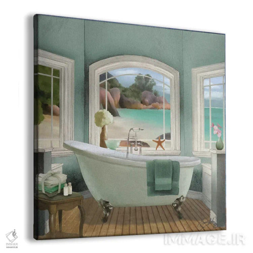 تابلو نمای اقیانوس شمارهٔ دو اثر الیزابت مدلی - نمای پرسپکتیو محصول