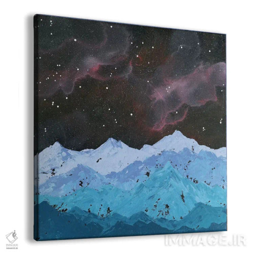 تابلو کوههای فضایی اثر امیلی ماگون - نمای پرسپکتیو محصول