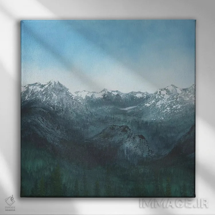 تابلو بنف (کانادا) اثر امیلی ماگون - نمای روبهرو روی دیوار