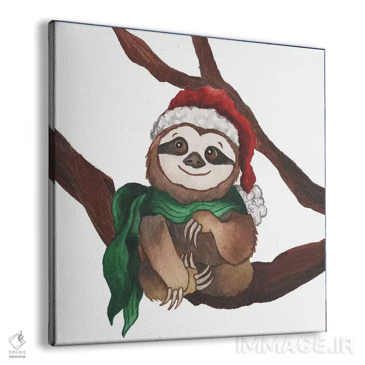 تابلو تنبل کریسمسی یک اثر الیزابت مدلی - نمای پرسپکتیو محصول