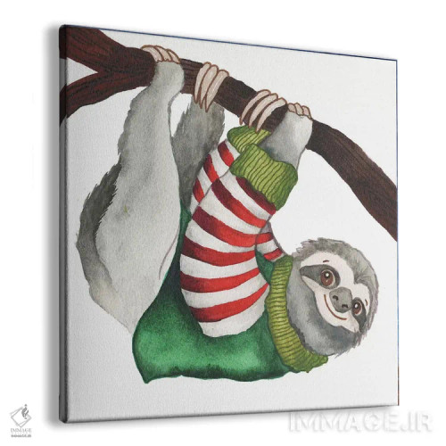 تابلو تنبل کریسمسی دو اثر الیزابت مدلی - نمای پرسپکتیو محصول