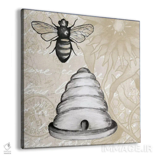 تابلو کندوهای زنبور یک اثر الیزابت مدلی - نمای پرسپکتیو محصول