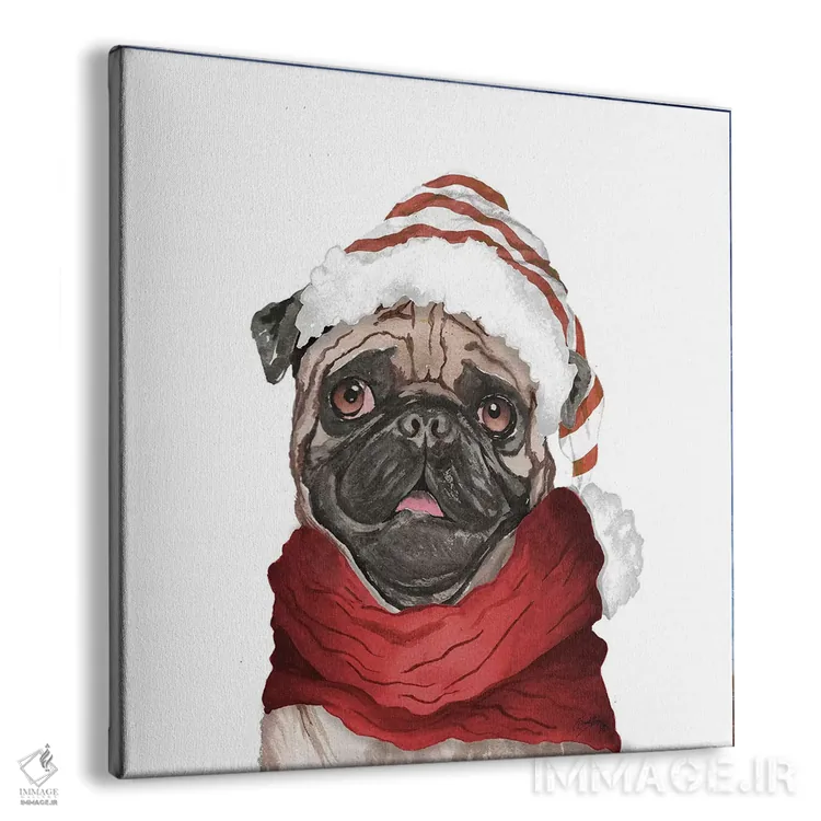 تابلو پاگ تعطیلاتی اثر الیزابت مدلی - نمای پرسپکتیو محصول